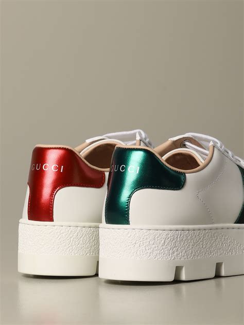 white shoes with diamonds gucci|authentic Gucci shoes for sale.